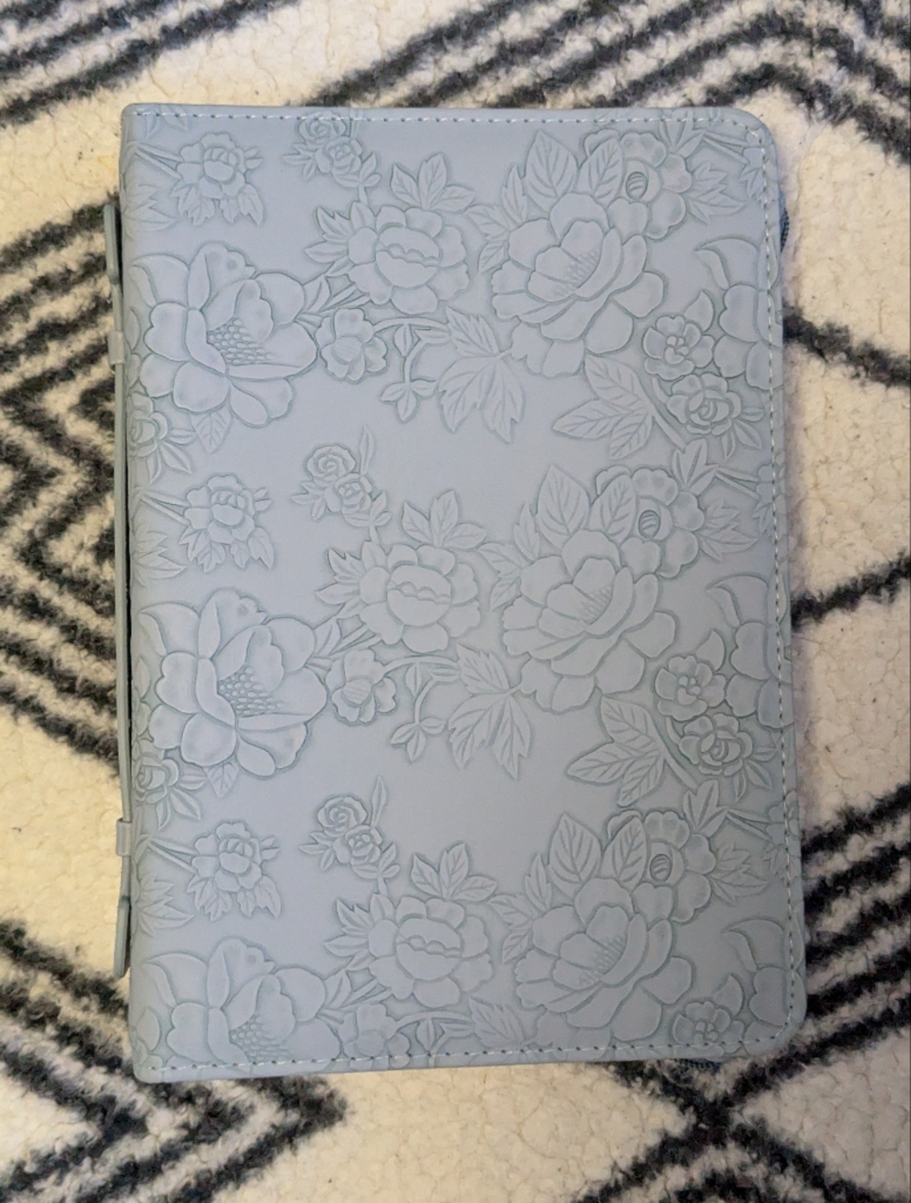 NWOT! Faux Leather Bible Cover Protector Zip Case Journal Cover Notes God's Gift